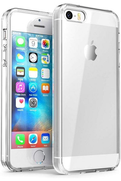 OEM Carcasă Apple iPhone 5/5S/SE, transparentă, subțire, TPU