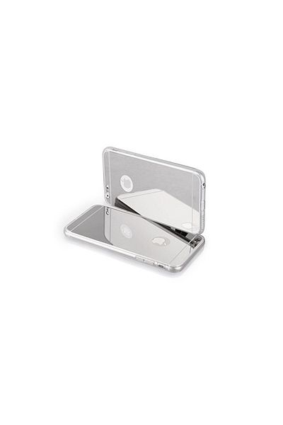 OEM Carcasă Apple iPhone 6/6S, tip oglindă, argintie