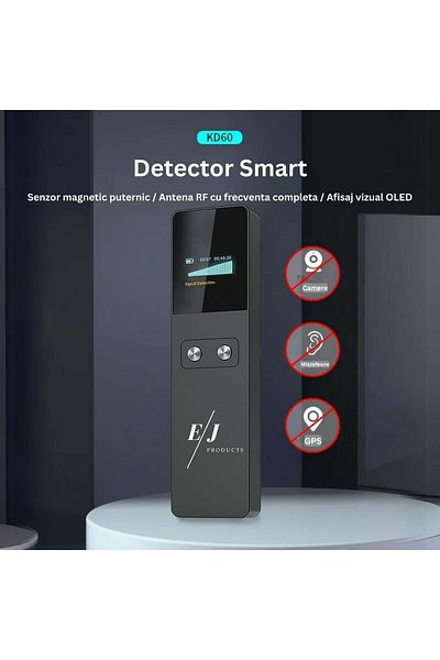Spionescu Compact anti-spyware device detector KD60 black