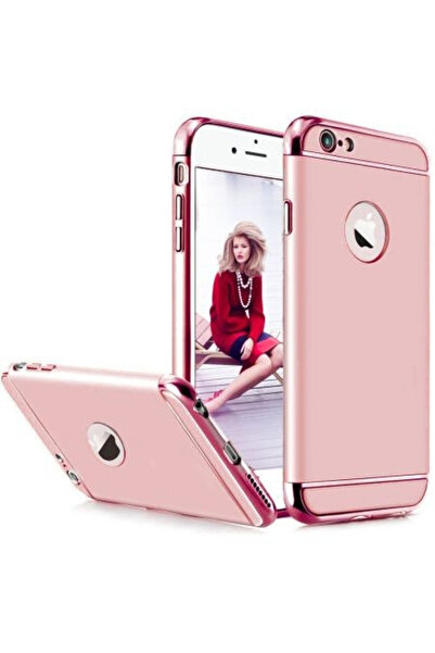 OEM Калъф за Apple iPhone 6 Plus/6S Plus, 3 в 1, розово-златист