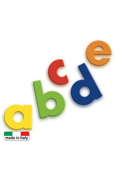 quercetti Quercetti set of 48 small magnetic letters