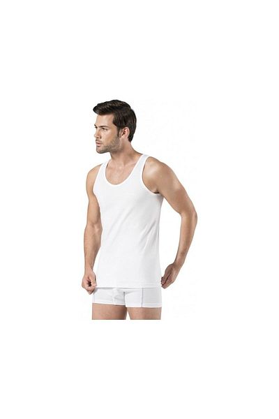 NazikEndam Pie Rre Car Din Combed Cotton Men's Undershirt 112