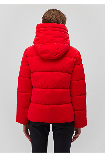 Mavi Hooded Red Puffer Jacket