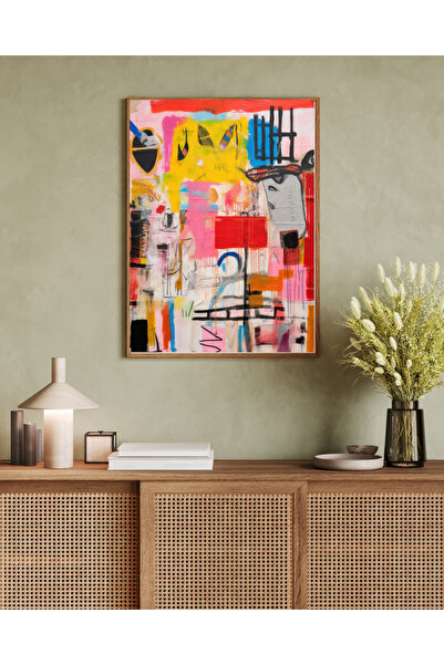 woodhomeworks Tek Parça Salon Ofis Dekor Tablo Ttk