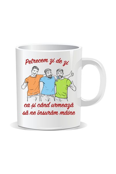 OEM Personalized mug with funny message, We spend every day as if we were getting married tomorrow - White interior