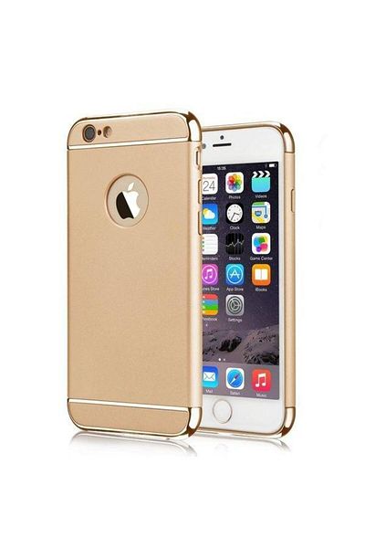 OEM Carcasă Apple iPhone 6/6S, 3 în 1 aurie