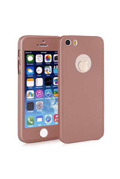OEM Carcasă FullBody Rose-Gold pentru Apple iPhone 5/5S/SE, acoperire complet...