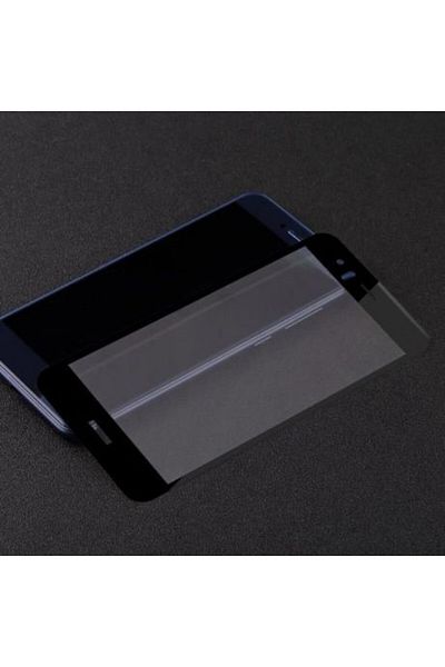 OEM Folie de protecție ecran din sticlă pentru Huawei P10 Lite, cu margini colorate, neagră