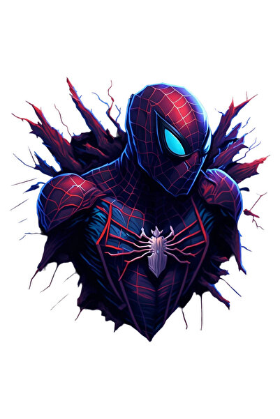 INOVATIX Set de 8 piese, autocolant Spiderman, INOVATIX®. 6 cm