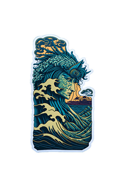 INOVATIX Set de 8 piese, autocolant Statuia Libertății, INOVATIX®. 6 cm