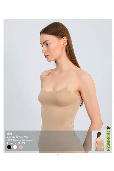 5.MEVSİM Senfoni̇ Bamboo Rope Strap Undershirt