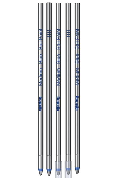 Rotring D1 Short Refil Blue 5 Pack