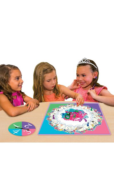Winning Moves Pretty, Princess with 1990's Artwork by Winning Moves Games USA, a Delightful Jewelry Dress-Up Game