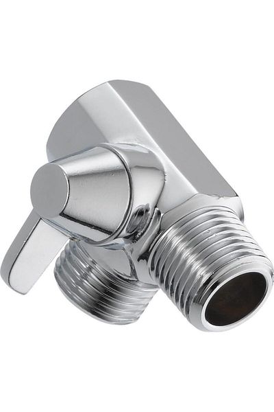 MCreative Shower Arm Diverter for Faucet Hand Shower, Chrome