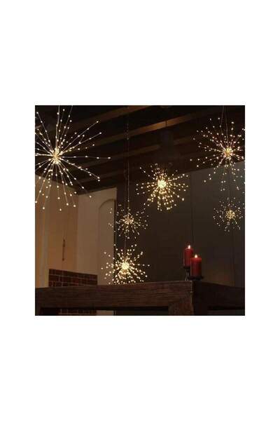 SIKS Christmas Installation 5 Types of Decorative Fireworks, Interconnectable, 500 LEDs