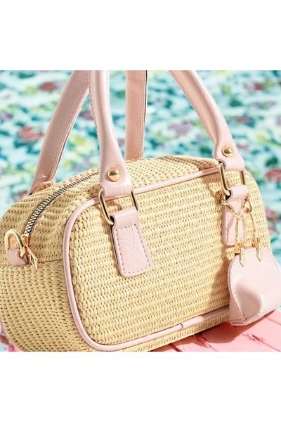 wikidayss Women's Straw Hand and Shoulder Bag