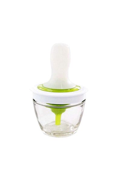 SIKS Brush with Pump and Silicone Bristles Oil Brush, For Oil, Oliviera With Bowl Included, 148 ml
