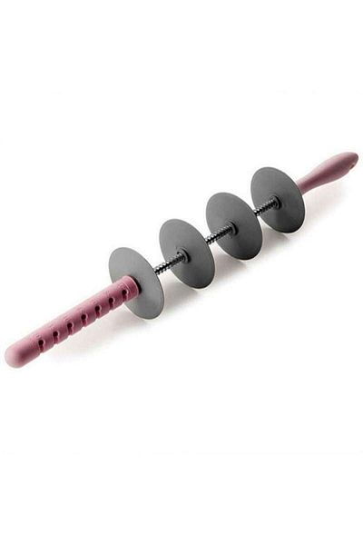 SIKS ® extendable dough cutter, 4 cutting rollers, pink/gray