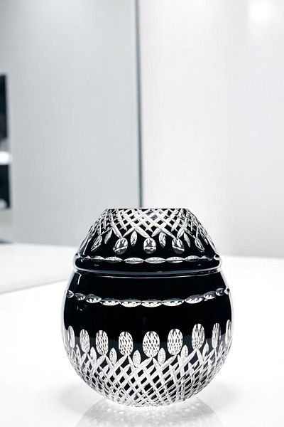 Akden Kristal Crystal Cutting Decor Lina XL Czech Al Tableware Napkin Holder