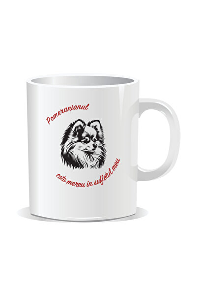 OEM Cana personalizata cu mesaje pentru iubitorii de caini, Pomeranianul - In...