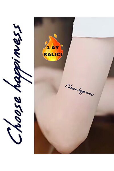 Mecit Tuhafiye 1 AY KALICI MİNİMAL YAZI EL KOL VUCUT GEÇİCİ DÖVME