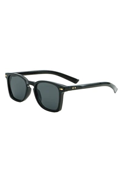 Tessero Ochelari de soare retro pătrați, unisex, protecție UV400, model auriu...