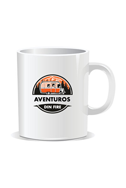 OEM Cana personalizata cu mesaje pentru camperi, Aventuros din fire - Interio...