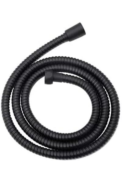 MCreative Braided Shower Hose Spiral Shower Hose, Black