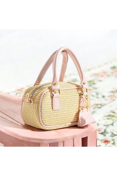 wikidayss Women's Straw Hand and Shoulder Bag