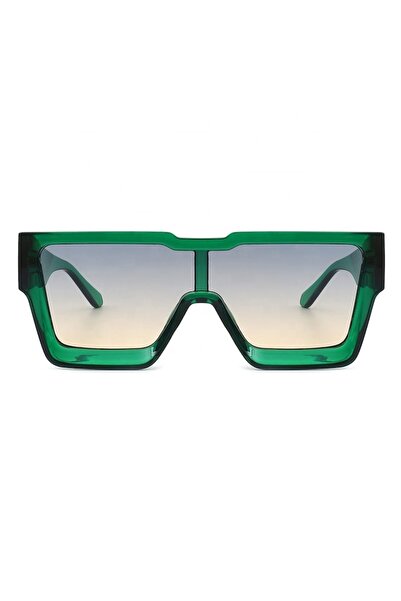 Tessero - Casual Unisex Oversized Sunglasses with UV400 Protection, Green
