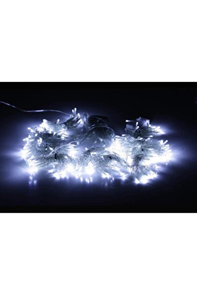 SIKS Instalație de Crăciun, Model de perdea, 8 efecte luminoase, Franjuri, 30...