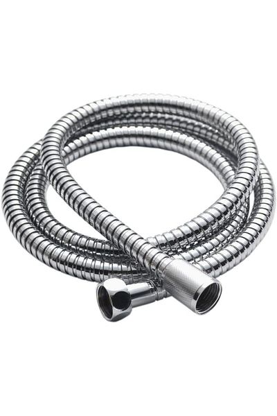 MCreative Home Spiral Braided Shower Hose, Bathroom Shower Hose (1.5 Meters) (Chrome)