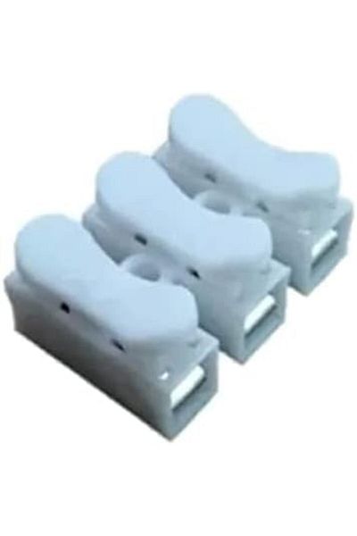 STOREMAX Jvnnastore Spring Row Junction Cable Terminal Block 3-Pin Spring Terminal Block 10 Pieces 646268