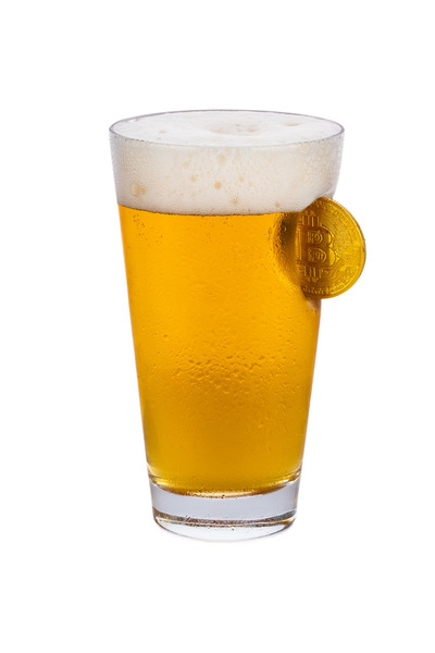 Bellore Bitcoin Madeni Para Hediyelik Özel Bira Bardağı 455cc