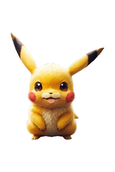 INOVATIX Set de 8 piese, autocolant portret Pokemon Pikachu, INOVATIX®. 6 cm