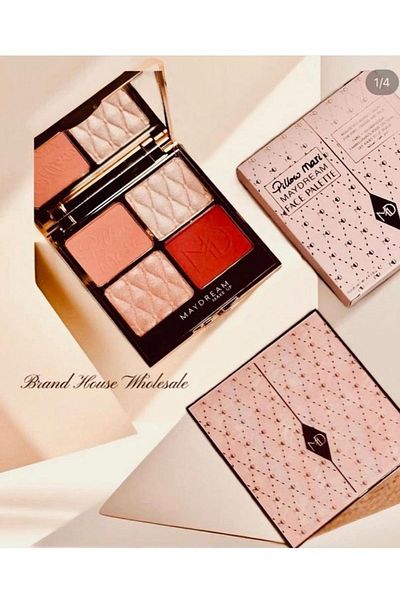 MAYDREAM 4-Color Blush and Highlighter Palette - Complete Beauty Touch