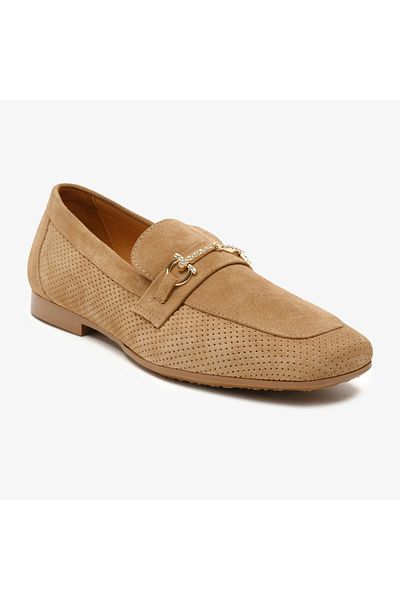 Greyder 34800 Tan Genuine Leather Women's Casual Shoes