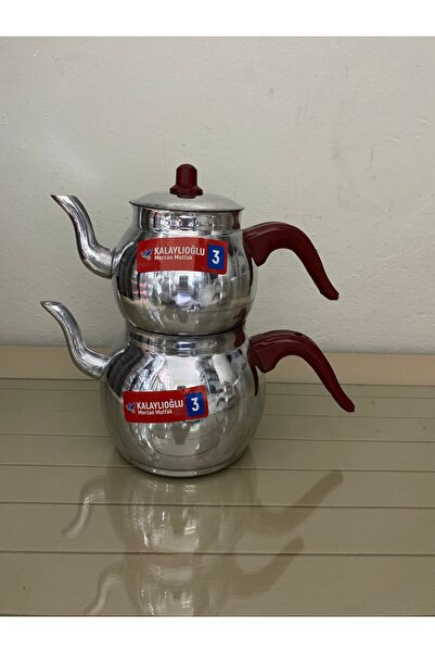 Kalaylıoğlu Alüminyum orta boy Çaydanlık