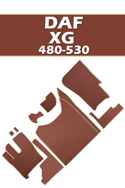 VIPTIRSHOP Daf Xg 480-530 (2022-2025) (نموذج مقعد الركاب القابل للطي) سجادة م...
