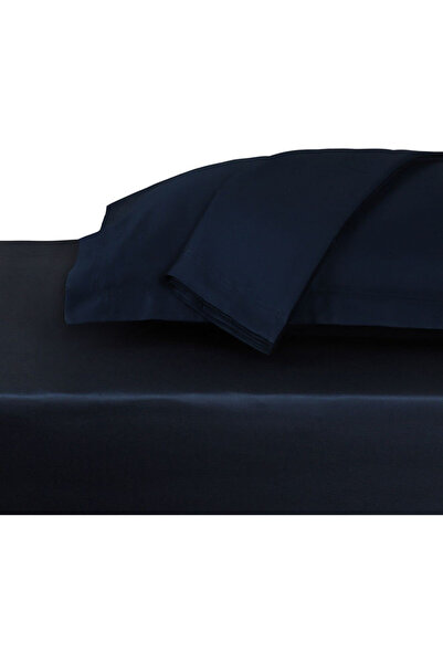 Trident : 3Piece 500 Thread Count 100 Cotton rich Solid Luxury Queen Bedsheet Set