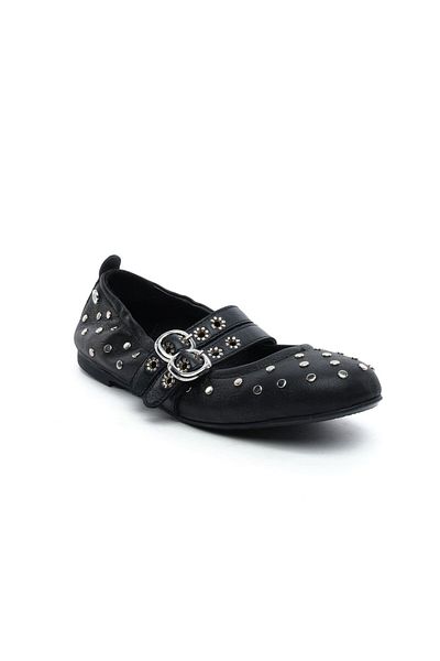 Greyder 34353 Black Genuine Leather Women's Classic Shoes