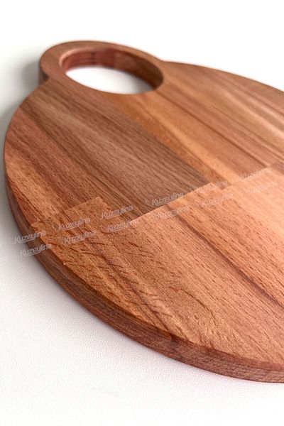 Kuzeylina Wooden Cutting Board – Presentation Natural Beech Wood 30X26 cm