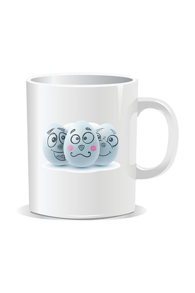 OEM Personalized Easter mug, Painted eggs - White interior