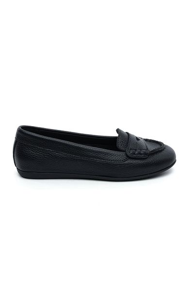 Greyder 34371 Black Genuine Leather Women's Casual Shoes