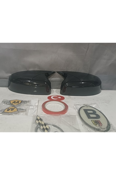 İtibar Ford focus 3 2011-2018 arası parlak siyah yarasa ayna kapağı