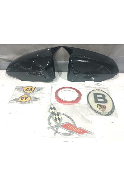 İtibar Toyota Corolla 13-18 parlak siyah boyalı yarasa ayna kapağı