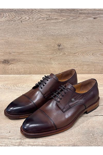 Pierre Cardin Κλασικά ανδρικά παπούτσια με κορδόνια από γνήσιο δέρμα Neolite