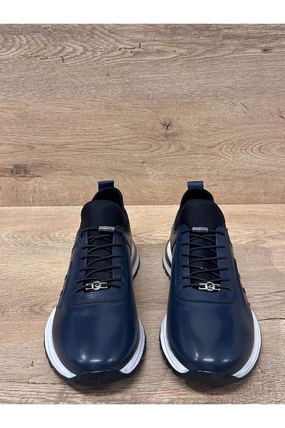 Pierre Cardin Rubber Laced Lined Ready Sole Genuine Leather Casual Shoes