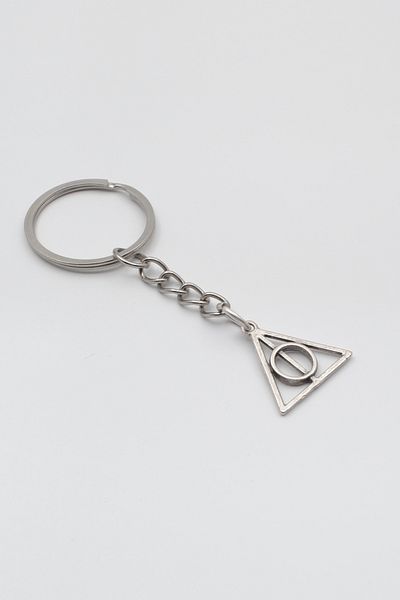Bu Farklı Breloc minim Harry Potter Relicvele Morții - Placat cu argint antic - Femei Bărbați