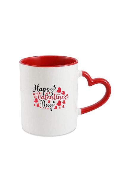 OEM Personalized mug for Valentines Day, Happy Valentines day hearts